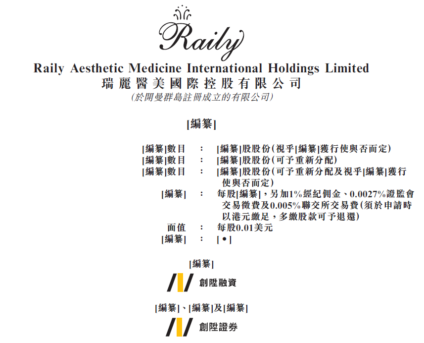 瑞丽医美，来自杭州、浙江排名前五的民营医美机构，再次递交招股书、拟香港IPO上市